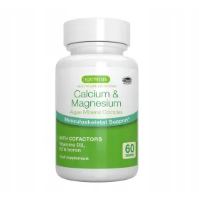   Supplemento da Alga Marina per Ossa e Muscoli con Calcio, Magnesio, Vitamina K2 e D3