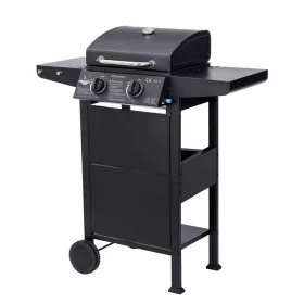    EL FUEGO SAN JOSE GAS GRILL 2 BRUCIATORI GRIGLIA IN GHISA RIDUTTORE