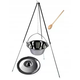    SUPPORTO TELESCOPICO 100/180 caldaia in acciaio inox 6 l coperchio