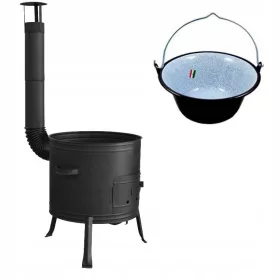  CUCINA DA CAMPO + BOLLITORE 20L FI 42CM KOTLINA