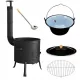  CUCINA DA CAMPO + BOLLITORE 25L 42CM GRILL mestolo