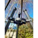  Griglie Grill Treppiede a sfera con manovella 215 cm di altezza Supporto per griglia 100 cm