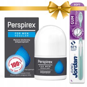   Perspirex Men Regular 20 ml + Spazzolino da Denti Jordan GRATIS!