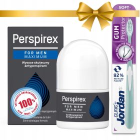   Perspirex Men Maximum 20 ml + Spazzolino da Denti Jordan GRATIS!