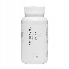   Colostrum Nutridome: Siara Bydlęca z Witaminami, 60 Kapsułek – Wsparcie Odporności