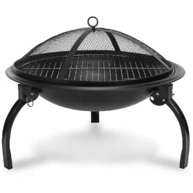   GRIGLIA DA GIARDINO FUOCO 60 CM TREPPIEDE FORTE STABILE XXL FOCOLARE