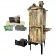  AFFUMICATORE IN LEGNO IL PIÙ GRANDE AFFUMICATORE DA GIARDINO NUOVO ELITE 3.0 XXXL