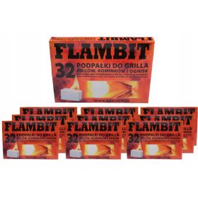   EFFICIENT Accendifuoco Accendifuoco per griglia, stufa, camino Bianco FLAMIT 320 cubetti