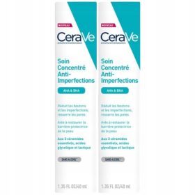   Gel CeraVe Anti-Imperfezioni AHA BHA per Pelle Grassa e Acneica, 2x40ml
