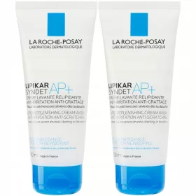   La Roche-Posay Lipikar Syndet AP+ Crema Detergente per la Doccia 2x200ml