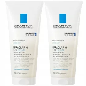   La Roche-Posay Effaclar H Iso-Biome Crema Detergente Lenitiva 2x200ml
