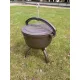  PENTOLA IN GHISA CACCIA 7L BRUCIATO FUOCO GRIGLIA ARROSTI