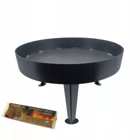    BRACIERE DA GIARDINO 40CM MINI METALLO RESISTENTE AL CALORE + OMAGGIO