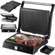  PANINI SANDWICH GRILL TOSTAPANE PIEGHEVOLE ELETTRICO GRANDE 2200W