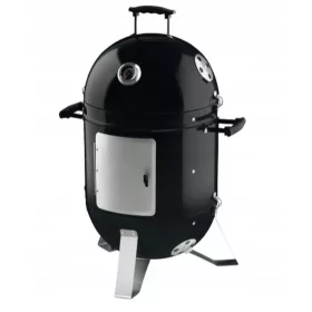    GRILL MEISTER GRIGLIA A CARBONE PORTATILE ELEGANTE AFFUMICATORE FORNO AFFUMICATORE