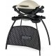  Weber Q1000 Stand Gas Grill Griglia in ghisa 43x32 cm con supporto 2,49 kW