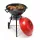  Barbecue portatile a carbonella rotondo con controllo del calore, rosso