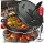  PENTOLA IN GHISA GRIGLIA CON COPERCHIO KESSER 4,2L