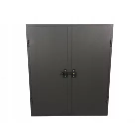    Porta per affumicatoio grill 61x71 cm doppia anta lamiera acciaio 3mm