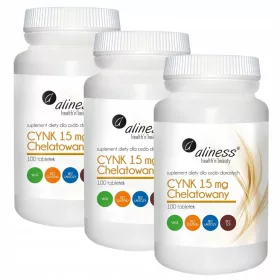   ALINESS Zinco Chelato 15 mg - 100 compresse per un benessere quotidiano