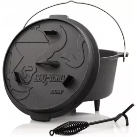    Coperchio per calderone in ghisa - Padelle per barbecue 2 in 1 - TORO