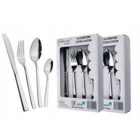   Set di Posate in Acciaio Inossidabile Rossner Austria per 12 Persone, 48 Pezzi - Design Moderno