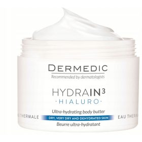   Dermedic Hydrain3 Hialuro | Burro Ultra Idratante per Pelli Molto Secche | 225 ml