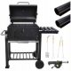  Grande griglia da giardino a carbone con coperchio + soffiatore