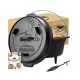  Overmont Dutch Oven Pentola in ghisa 2 in 1 per campeggio, falò, calderone da 4,2 l