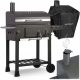 Berdsen BD-891 barbecue a carbone con coperchio, nero