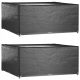 Copertura Protettiva Impermeabile per Mobili da Giardino 300x300x75 cm, Set di 2