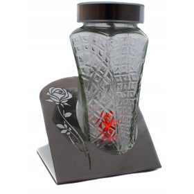   Znicz Solarny Róża Duży - Una soluzione sostenibile per onorare la memoria