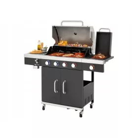 GRILLMEISTER Grill a gas, 3 bruciatori + 1, 14,4 kW