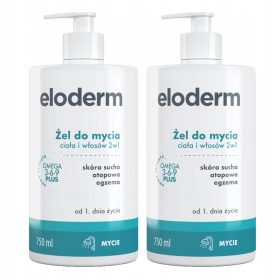   Gel Doccia e Shampoo Eloderm con Omega 3 6 9 per Pelle Sensibile