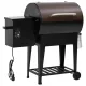  Barbecue a pellet con ripiano inferiore, nero, 94 cm,