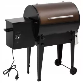  Griglia a pellet, nera, 94 cm, ferro