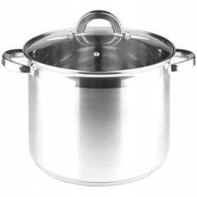   Pentola in Acciaio Inox da 20L Alta Qualità per Induzione e Gas, Ø35 cm