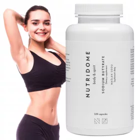  Integratore di Butirrato di Sodio Nutridome - 180 Capsule Vegane