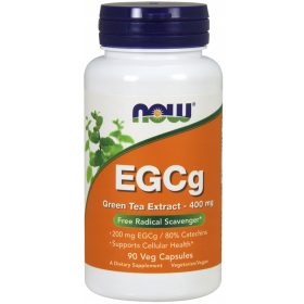   NOW Foods EGCg 400mg, 90 capsule - Estratto di Tè Verde per la Riduzione del Grasso