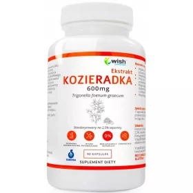   Integratore di Estratto di Fieno Greco 600mg di WISH PHARMACEUTICAL®, 90 Capsule