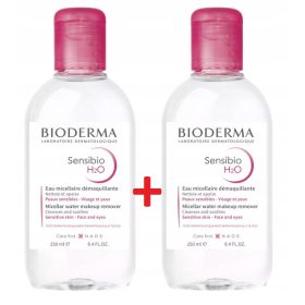   Acqua Micellare Bioderma Sensibio H2O 2x250ml per Pelli Sensibili