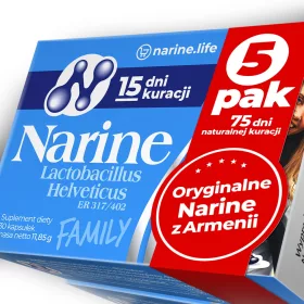   Narine: Probiotico Con Lactobacillus Helveticus ER-317/402 e Fibra di Acacia - 75 Giorni di Trattamento