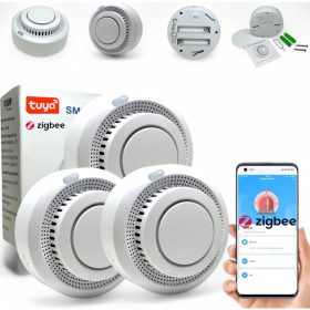   Rilevatore di Fumo Intelligente ZigBee Tuya con Notifica su Smartphone