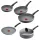 Set di Padelle TEFAL Halo Eco-Friendly in Alluminio Riciclato con Rivestimento Titanio