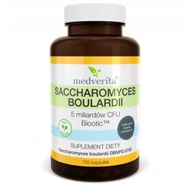   Medverita Saccharomyces Boulardii, 120 Capsule - Supporto Probiotico per la Salute Digestiva