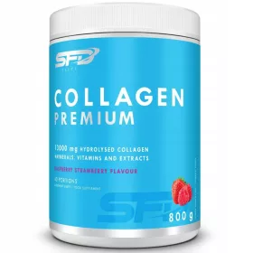   Collagen Premium SFD 800g Fragola-Lampone: Supporto per Pelle, Ossa e Muscoli