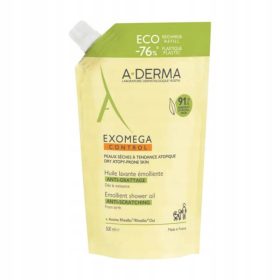   Ricarica Olio Emolliente A-Derma Exomega Control Antiprurito per il Corpo - 500ml