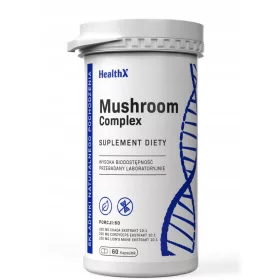   HealthX Mushroom Complex - Integratore Ricco di Estratti Fungini per il Sistema Immunitario