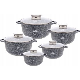   Set di Pentole in Marmo KlönBerg KB 3932 - Alta Qualità e Resistenza
