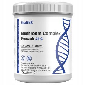   Complex di Funghi HealthX 54 g - Supporto Naturale per il Sistema Immunitario e la Vitalità